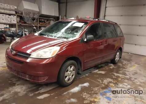 2005 Toyota Sienna Ce from USA, damaged, VIN 5TDZA23C55S385307